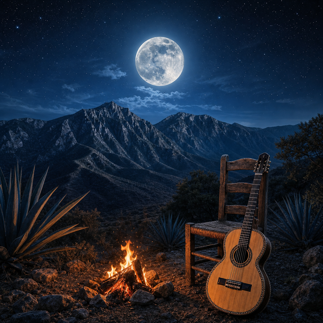 Luna Sobre la Sierra album cover