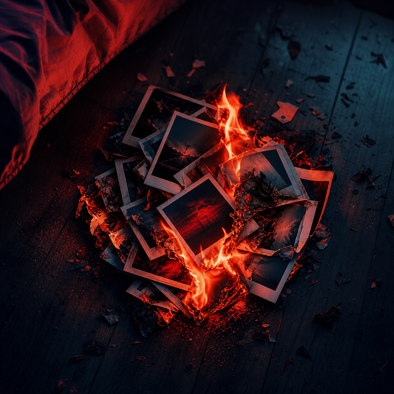 Polaroids on Fire album cover
